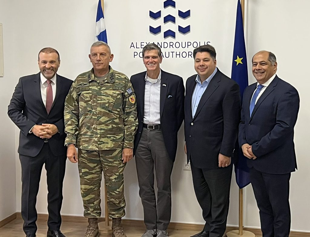 Ο Τζορτζ Τσούνης επισκέφθηκε το λιμάνι της Αλεξανδρούπολης