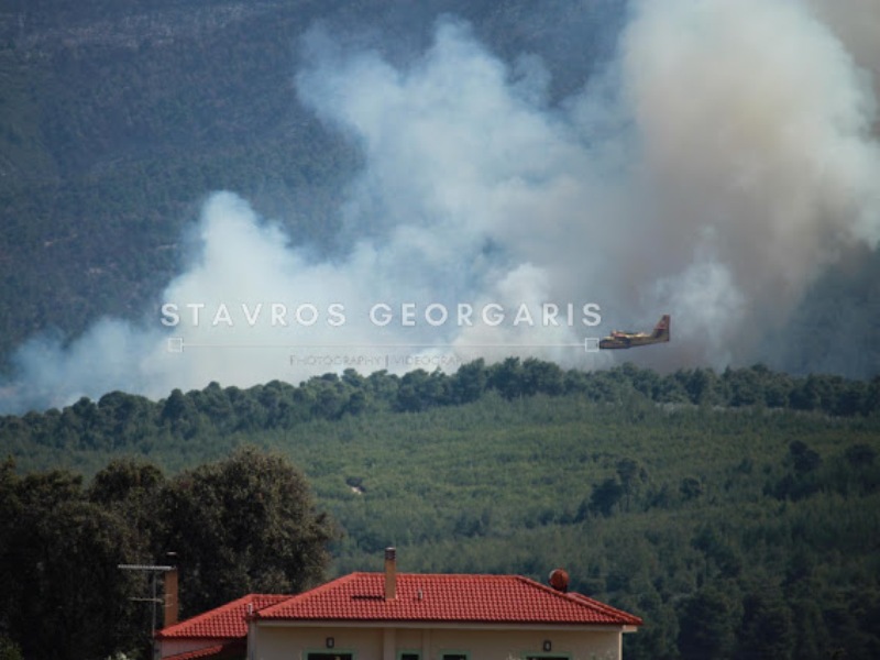 Σε ύφεση η πυρκαγιά στη Ρόδο