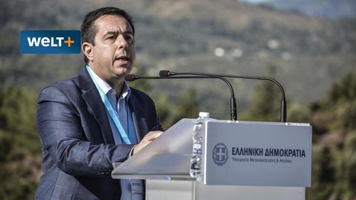 Μηταράκης για Die Welt: Δεν μπορούμε να επιτρέψουμε στους διακινητές να αποφασίζουν ποιος θα έρχεται σε εμάς