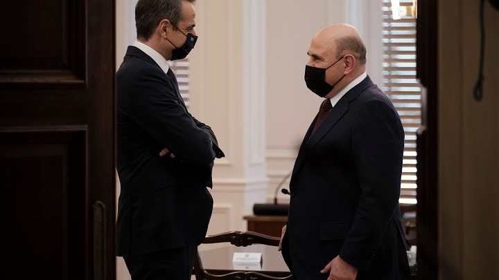 Τηλεφωνική επικοινωνία Μητσοτάκη-Μισούστιν: Στο επίκεντρο η επιπλέον παροχή βοήθειας σε αεροπορικά μέσα από την Ρωσία