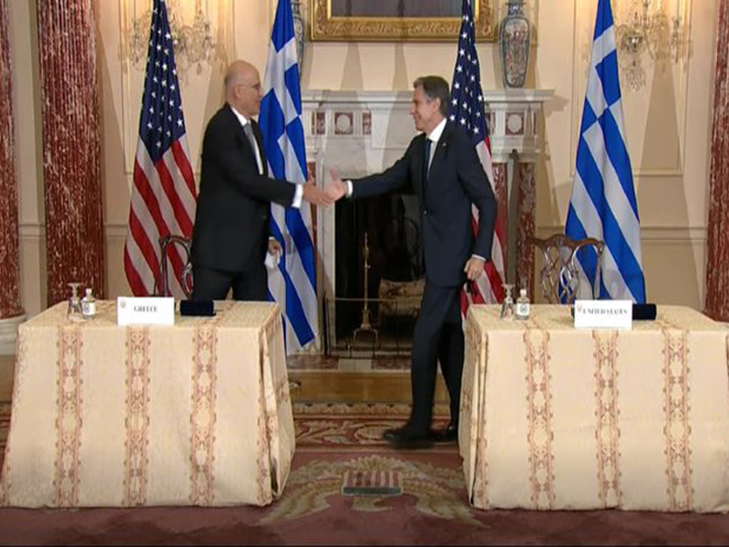 «Ο Μπλίνκεν είδε αδιάσειστα τεκμήρια της τουρκικής παραβατικότητας» αποκαλύπτει ο Δένδιας