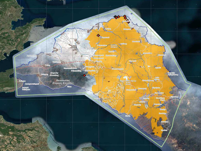 Η καταστροφή στην Εύβοια όπως την «είδε» ο «Κοπέρνικος»! Εκτίμηση για 700.000 στρέμματα!