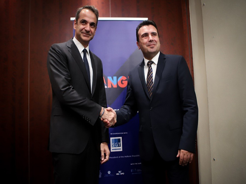 Κυβερνητικές πηγές: «Δεν υπήρξε συνάντηση Μητσοτάκη – Ζάεφ»