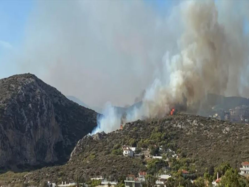 Συναγεμός για πυρκαγιά στην Κερατέα! (ΒΙΝΤΕΟ)