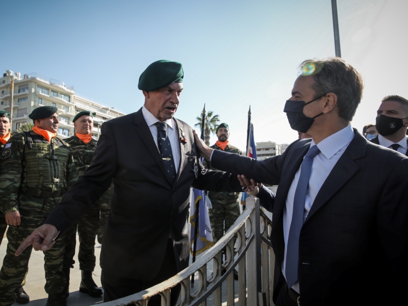 Στο Παλαιό Φάληρο για την επέτειο ο Μητσοτάκης (ΦΩΤΟ)