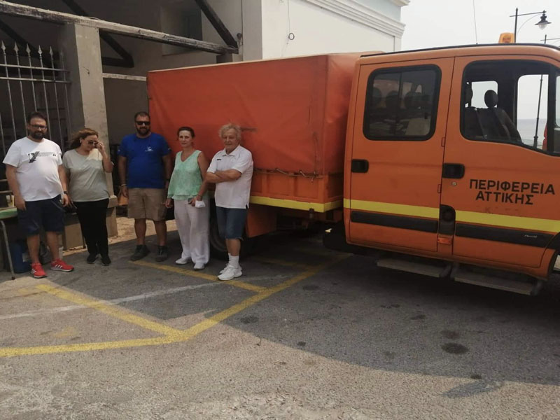 Δίπλα στους πυρόπληκτους της Εύβοιας η Περιφέρεια Αττικής (ΦΩΤΟ)