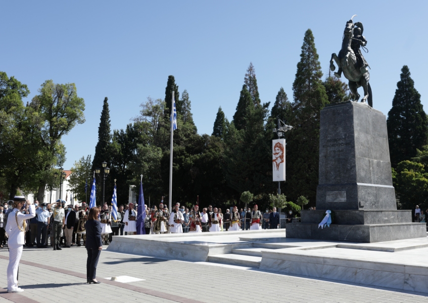 Το μήνυμα που έστειλε η Σακελλαροπούλου από την Τρίπολη στην επέτειο της Άλωσης