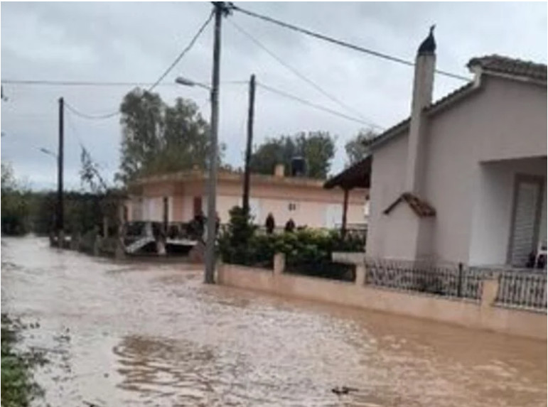 «Βούλιαξε» από τη νεροποντή η Δυτική Αχαΐα (ΒΙΝΤΕΟ)