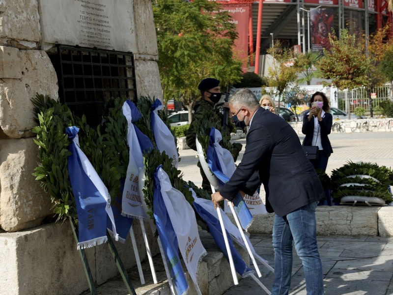 Στην εκδήλωση τιμής για τον Γεώργιο Καραϊσκάκη στο Νέο Φάληρο ο Πατούλης