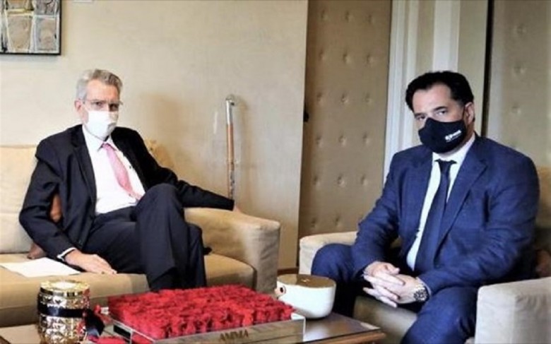 Συνάντηση Γεωργιάδη-Πάιατ: Αμερικανικές επενδύσεις και περαιτέρω σύσφιξη εμπορικών σχέσεων στο επίκεντρο