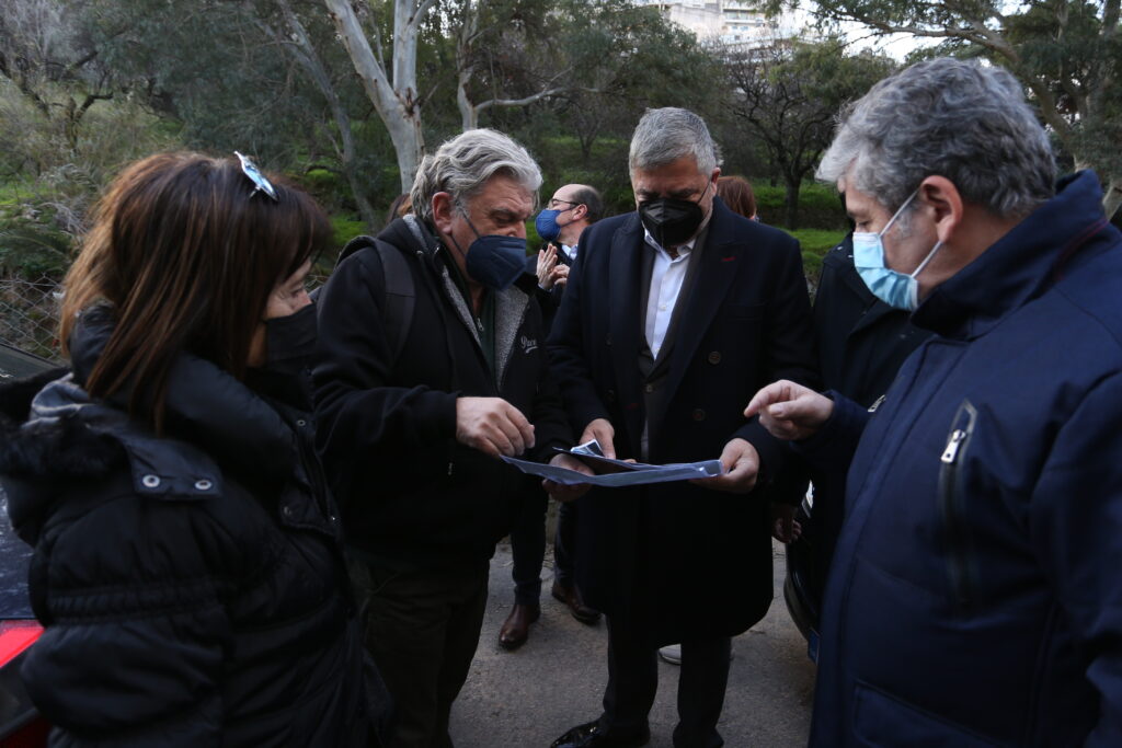 Αυτοψία Πατούλη στο ρέμα Ποδονίφτη