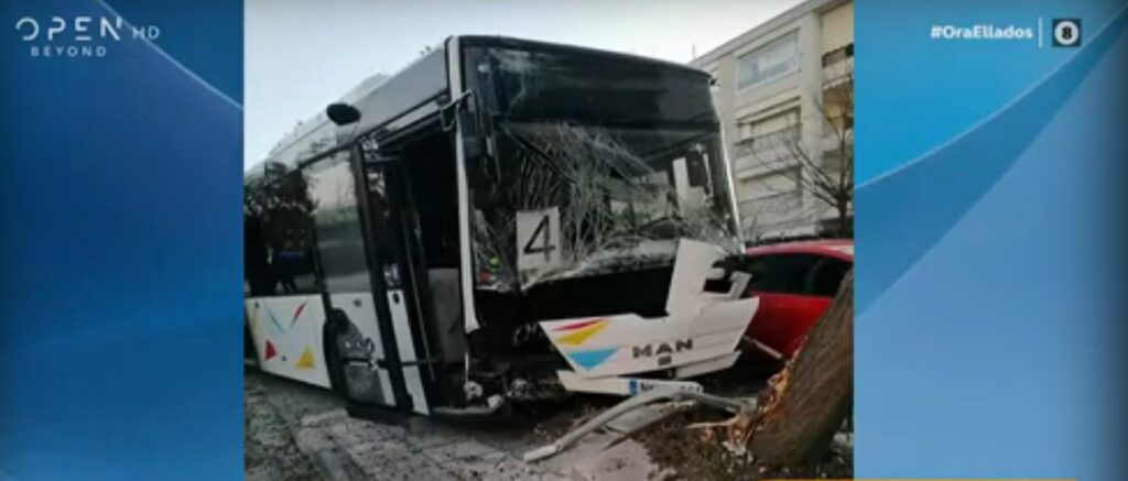 Πανικός από ακυβέρνητο λεωφορείο στη Θεσσαλονίκη!