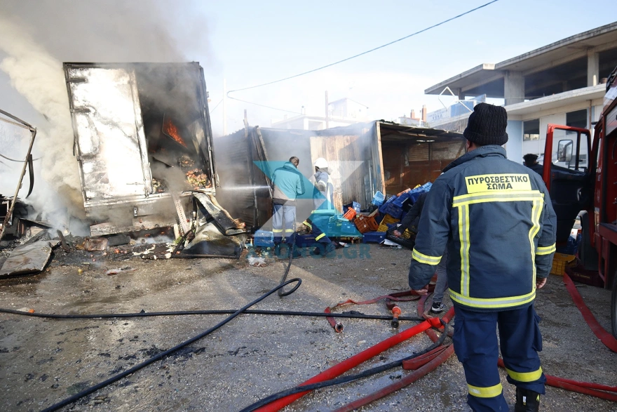 Κομοτηνή: Πυρκαγιά ξέσπασε στον οικισμό Αλάν Κογιού (ΦΩΤΟ)