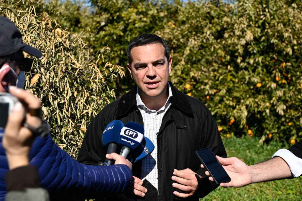Τσίπρας από Αργολίδα: Ανάγκη άμεσης παρέμβασης για ανακούφιση και δυνατότητα των αγροτών να συνεχίσουν να παράγουν