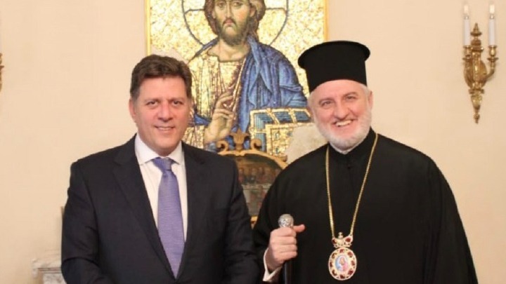 Βαρβιτσιώτης σε Αρχιεπίσκοπο Αμερικής Ελπιδοφόρο: Η Εκκλησία πυρήνας συσπείρωσης του Ελληνισμού στις ΗΠΑ