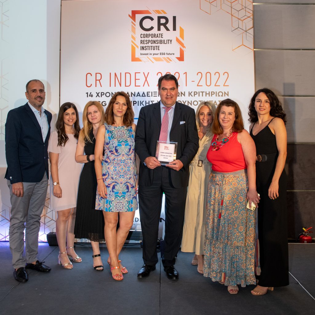 Διάκριση Εθνικής Ασφαλιστικής στο Cr Index