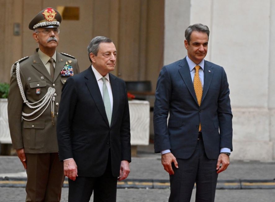 Κοινό αίτημα Μητσοτάκη – Ντράγκι για πλαφόν στη χονδρική τιμή του φυσικού αερίου