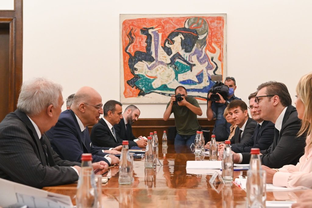 Τι συζήτησαν Δένδιας και Βούτσιτς στο Βελιγράδι