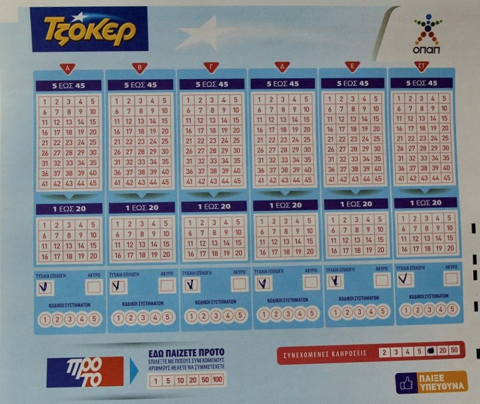 Κέρδισε 3,1 εκατ. ευρώ στο ΤΖΟΚΕΡ με 2,5 ευρώ!