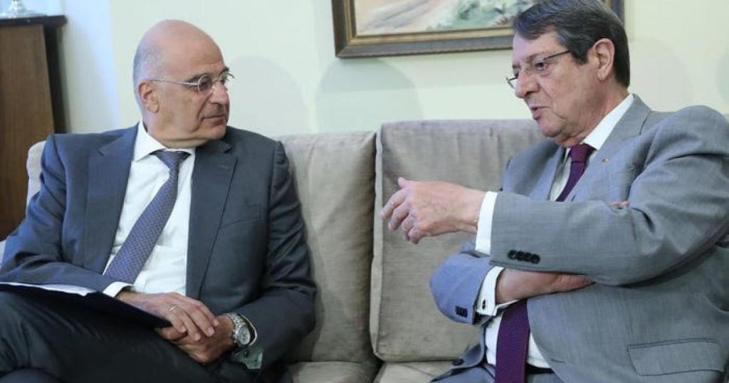 Συνάντηση Δένδια – Αναστασιάδη στην Κύπρο – Στο επίκεντρο της συζήτησης ο τουρκικός αναθεωρητισμός