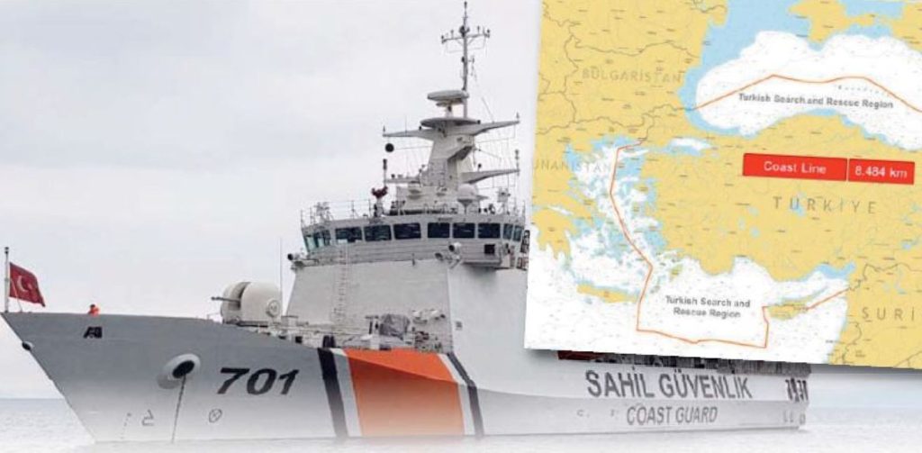 Αυτός είναι ο νέος προκλητικός χάρτης των Τούρκων