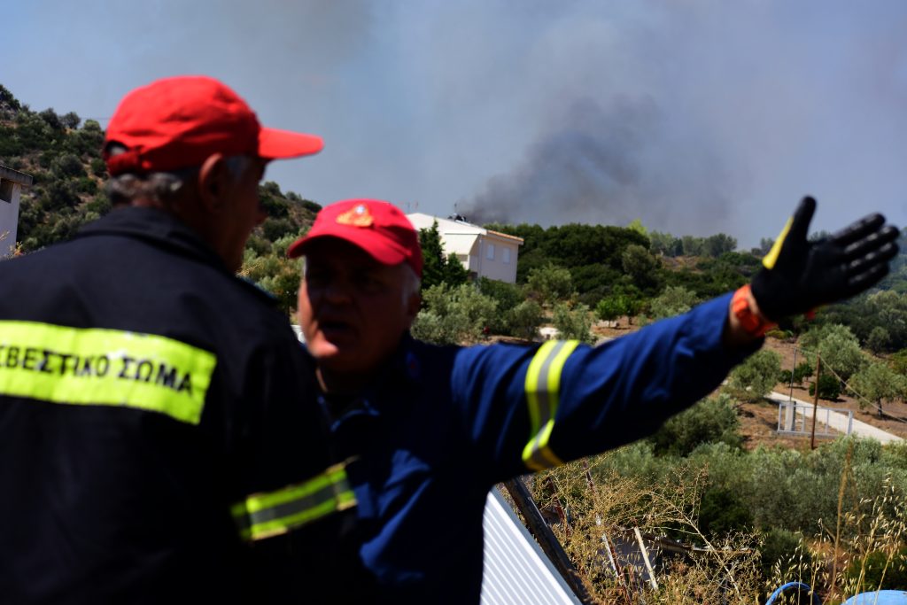 Πυρκαγιά στη Βαγιονιά Ηρακλείου