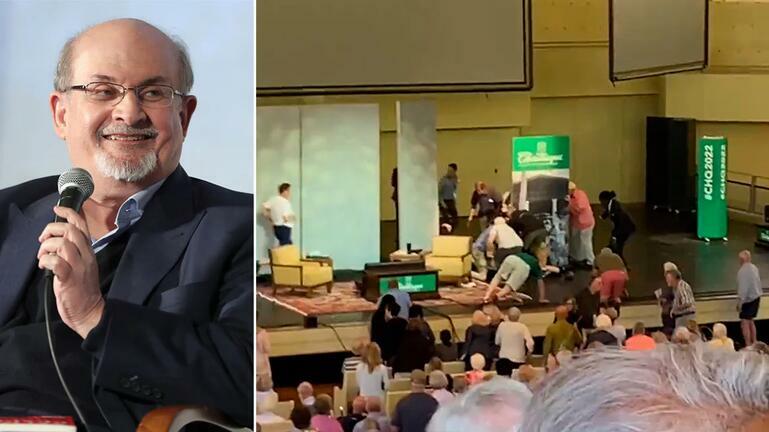 Παγκόσμιο σοκ από την επίθεση στον Σαλμάν Ρούσντι – Παραμένει διασωληνωμένος, ίσως χάσει ένα μάτι