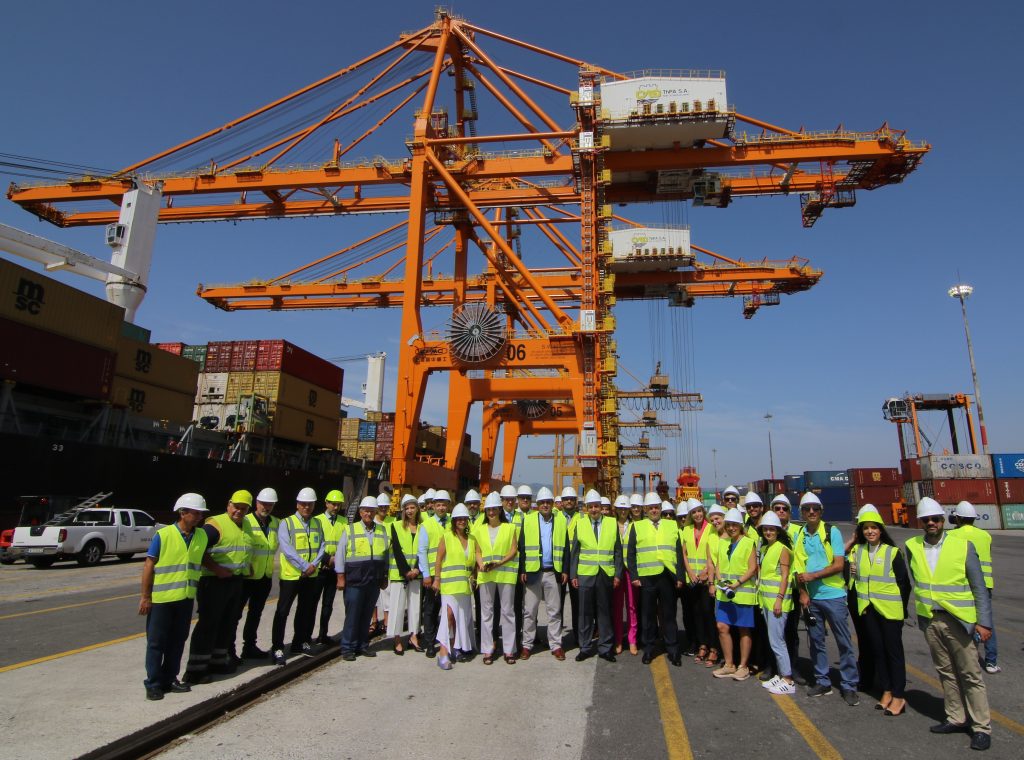 Εγκαίνια στις δύο νέες γερανογέφυρες στο Λιμάνι της Θεσσαλονίκης από τον Γιάννη Πλακιωτάκη