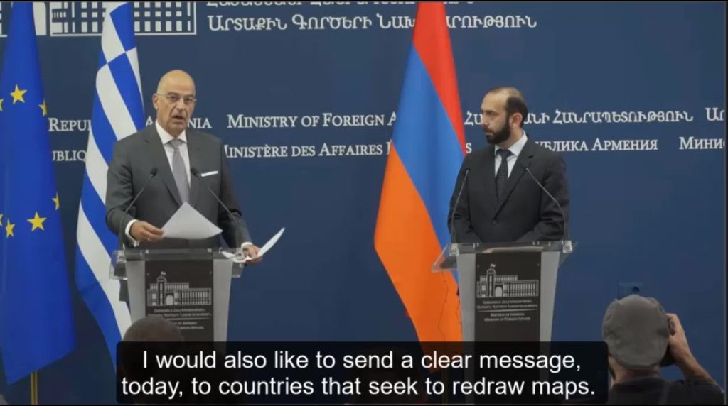 Χτύπησε το χέρι στο τραπέζι ο Δένδιας: «Όσοι επιδιώκουν να επανασχεδιάσουν τους χάρτες θα αποτύχουν»