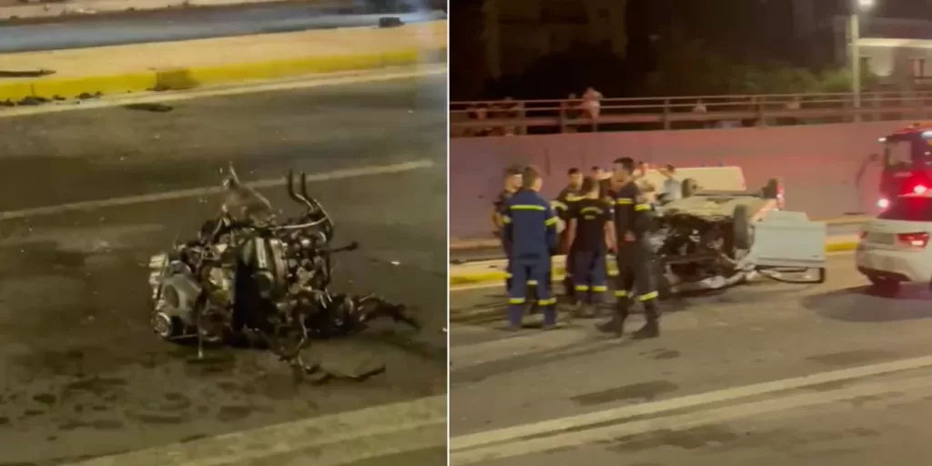 Σε τροχαίο στη Βούλα ενεπλάκη ο γνωστός τραπερ Τrannos – 3 τραυματίες