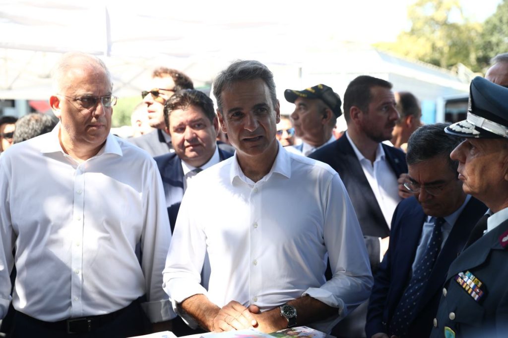 Στο περίπτερο των ΗΑΕ στη ΔΕΘ ο Κυριάκος Μητσοτάκης