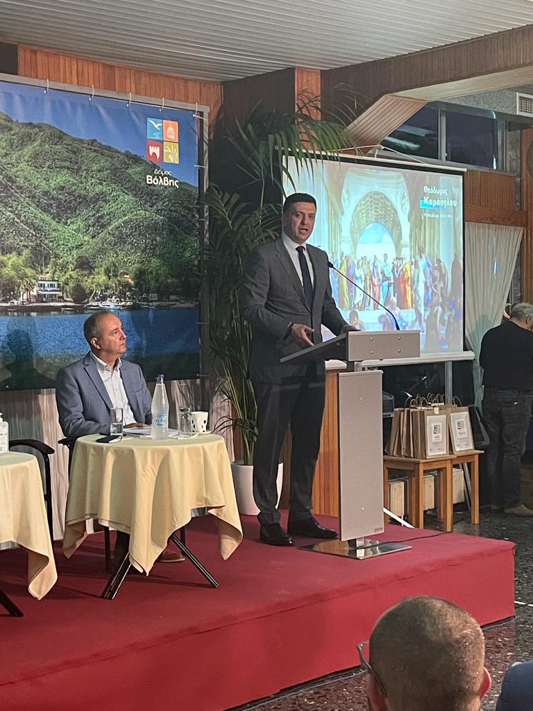 «100% πληρότητα και ενδείκνυται ως εναλλακτικός προορισμός» τόνισε από τη Βόλβη ο Κικίλιας