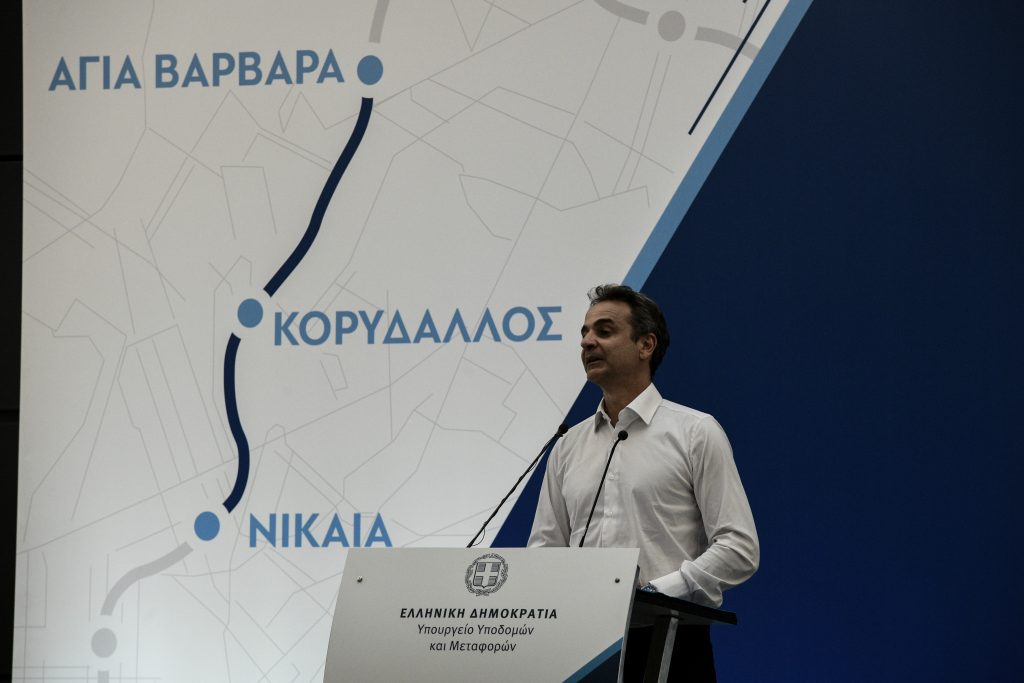Ο Μητσοτάκης τη Δευτέρα στα εγκαίνια των τριών νέων σταθμών της Γραμμής 3 του Μετρό