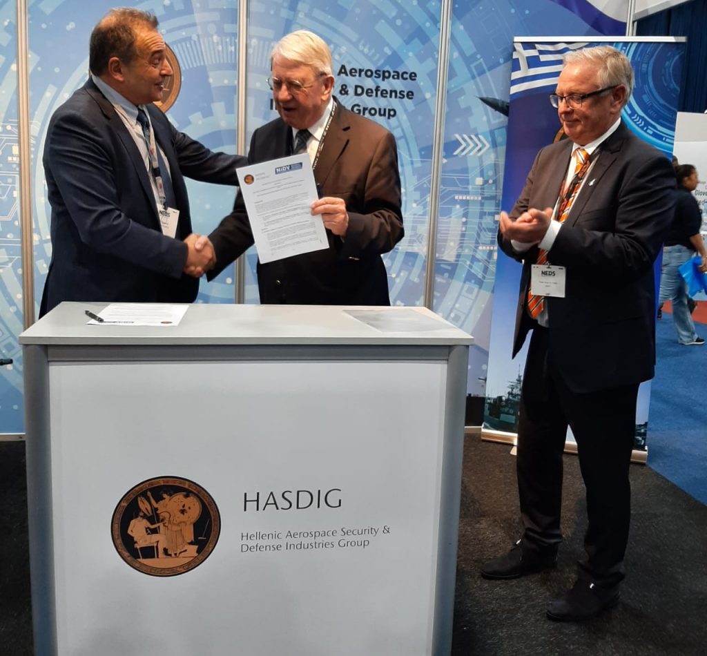 Υπογραφή Mνημονίου Συνεργασίας της Ε.ΕΛ.Ε.Α.Α. με την Ένωση Ολλανδικών Βιομηχανιών για την Άμυνα και την Ασφάλεια