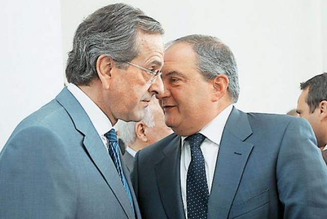 Αντώνης Σαμαράς και Κώστας Καραμανλής μαζί σε παρουσίαση βιβλίου