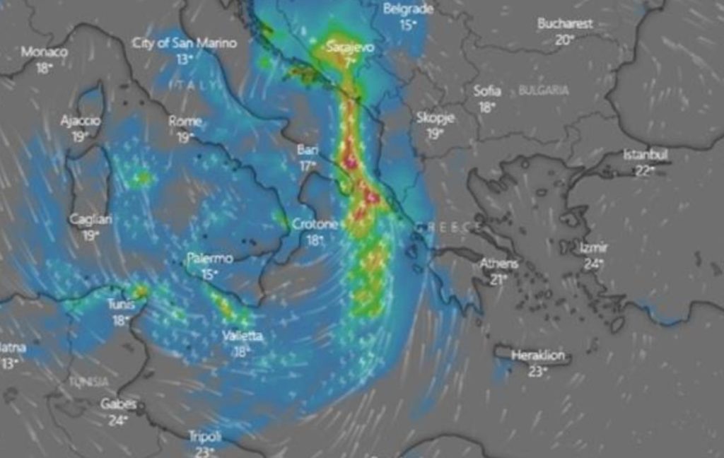Άρχισε από τα δυτικά η επέλαση της «Eva»