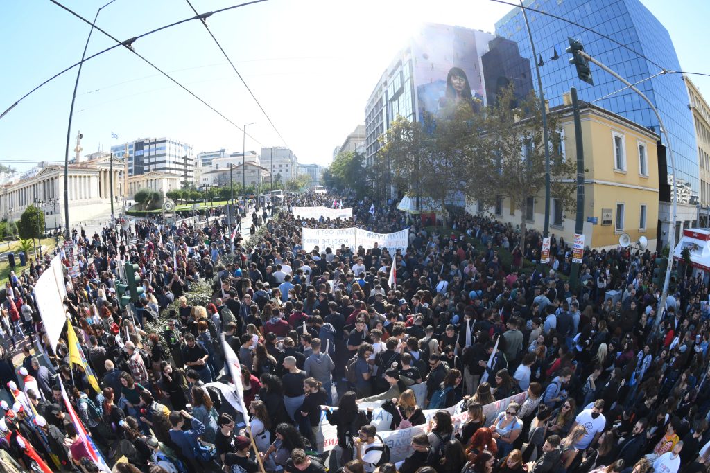 Στην απεργιακή συγκέντρωση ο Τσίπρας