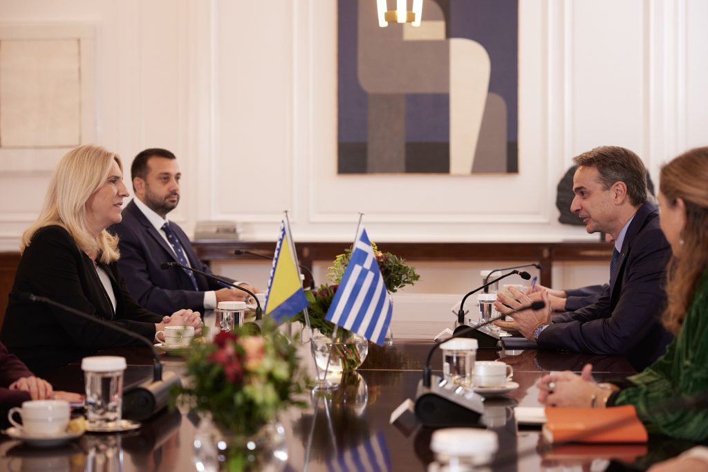 Στήριξη Μητσοτάκη στην ευρωπαϊκή προοπτική της Βοσνίας