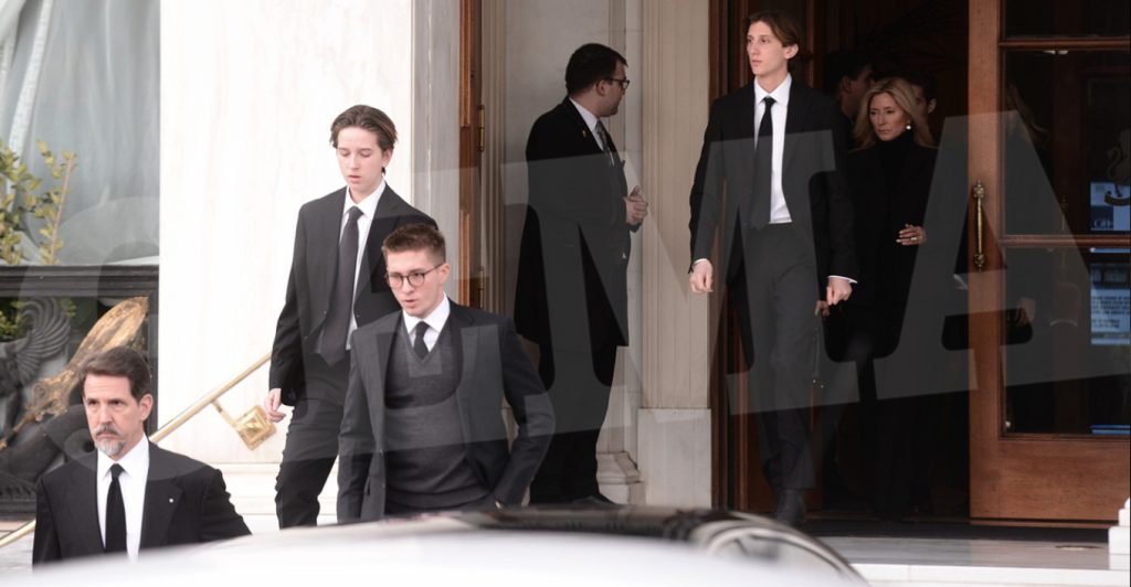 Στην Αθήνα τα παιδιά του Παύλου και της Μαρί Σαντάλ (ΦΩΤΟ)