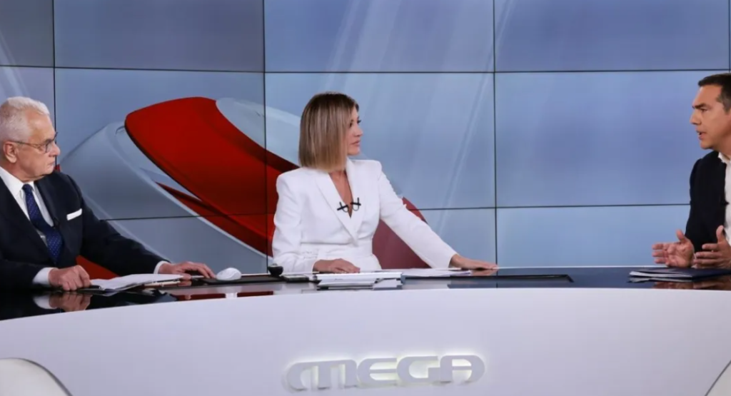 Συνέντευξη Τσίπρα στο Mega: Το επικό σαρδάμ του Γιάννη Πρετεντέρη και το χιουμοριστικό σχόλιο της Ράνιας Τζίμα