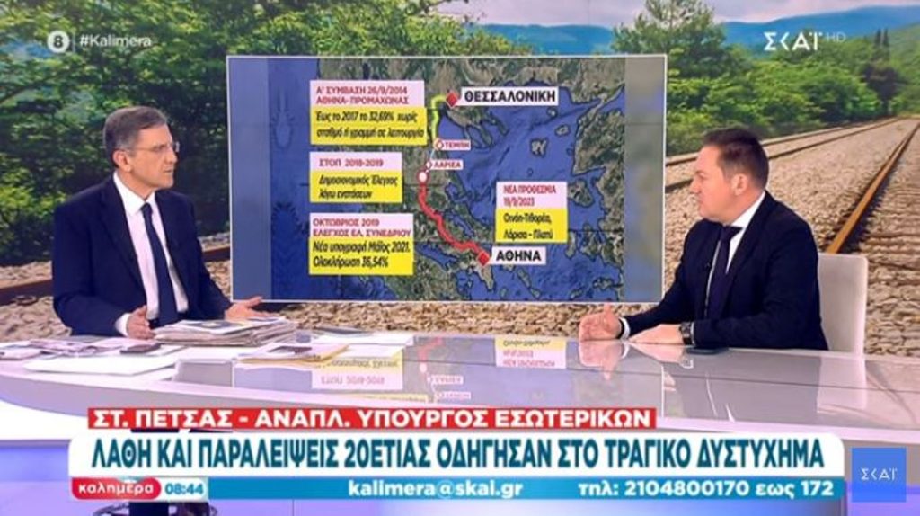 «Να αποδοθούν άμεσα, δίκαια και ονομαστικά οι ευθύνες για το τραγικό δυστύχημα» ζητά ο Πέτσας