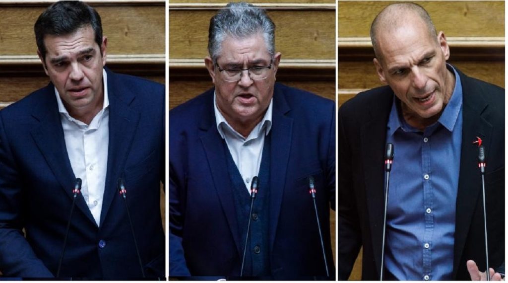 Τσίπρας: Αν μας λείπουν 10 βουλευτές, να αναλάβουν τις ευθύνες τους ΚΚΕ και ΜέΡα25 – «Ε όχι, δε θα σας ανεχτούμε» απαντά ο Βαρουφάκης