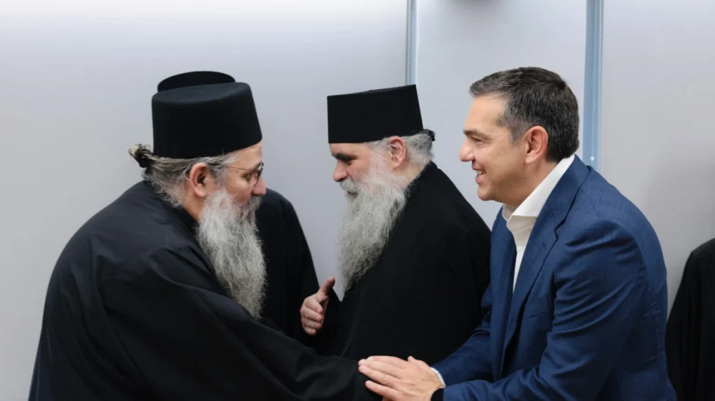 Συνάντηση Τσίπρα με τον διοικητή του Αγίου Όρους