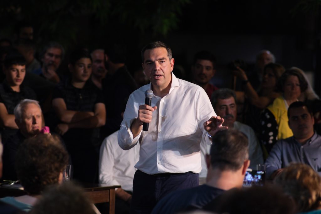 Νέα ψευτοδιλήμματα Τσίπρα από το Ρέθυμνο