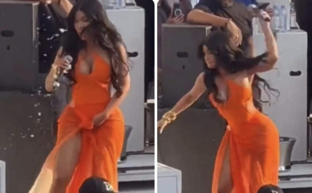 Η Cardi B εκτόξευσε το μικρόφωνό της σε γυναίκα που της πέταξε αναψυκτικό!