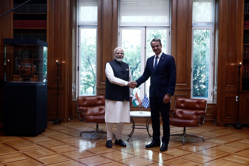 Στο Μέγαρο Μαξίμου ο Ναρέντρα Μόντι