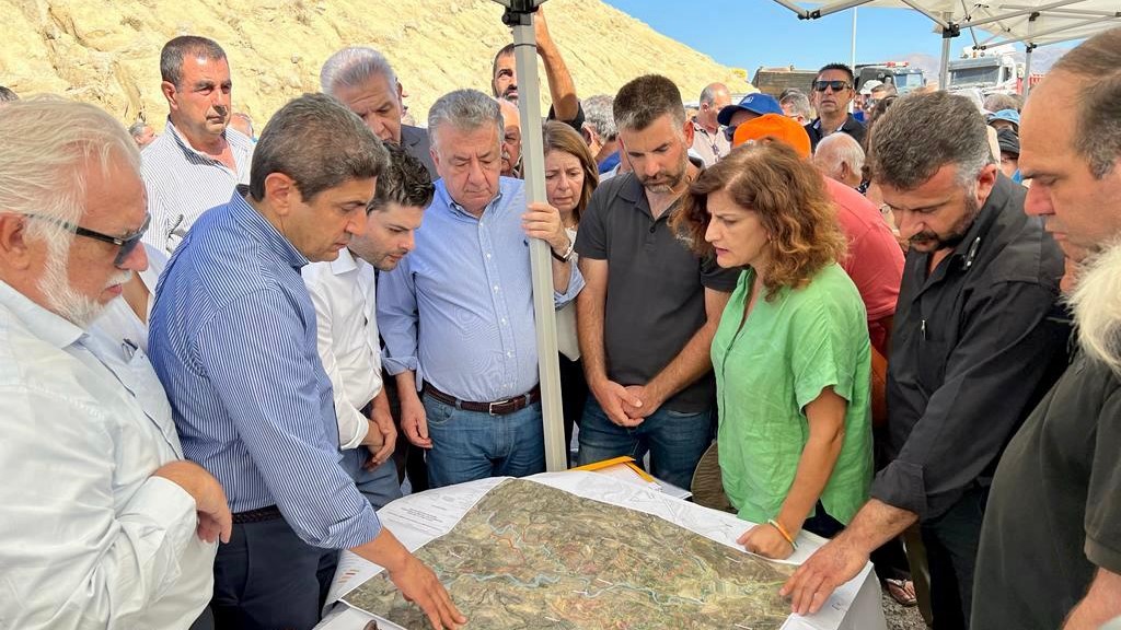 «Προσωπική δέσμευση» από Αυγενάκη για ολοκλήρωση του Φράγματος της Πλακιώτισσας»