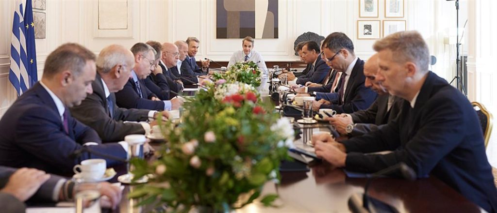 Μητσοτάκης: «Η κυβέρνηση είναι αποφασισμένη να συνεχίσει την μεταρρυθμιστική προσπάθεια »