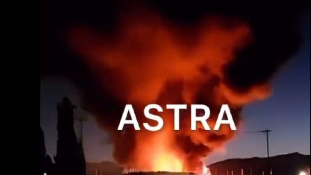 Στις φλόγες δεξαμενή πετρελαίου στο Σότσι