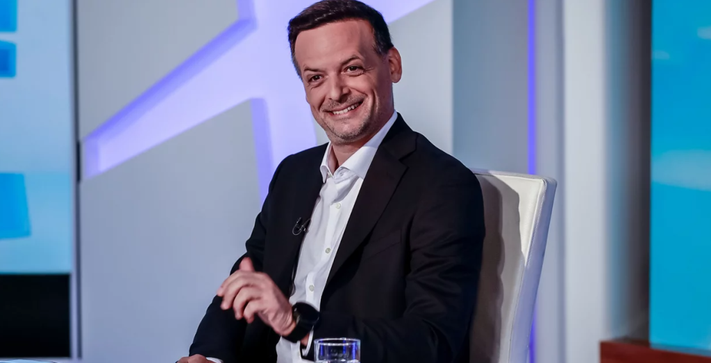 Η άβολη στιγμή του Χάρη Δούκα κατά τη διάρκεια του debate με Μπακογιάννη